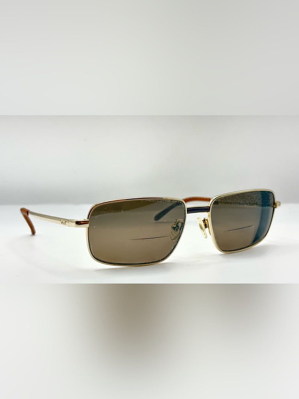 Veer Birch Gold Oval Sunglasses Frames Only